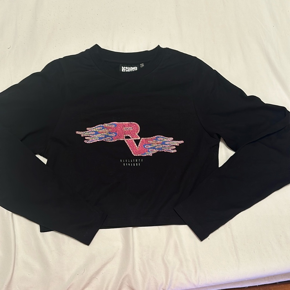 3/$30 NWOT Reclaimed Vintage Long Sleeve Crop Top Size 6